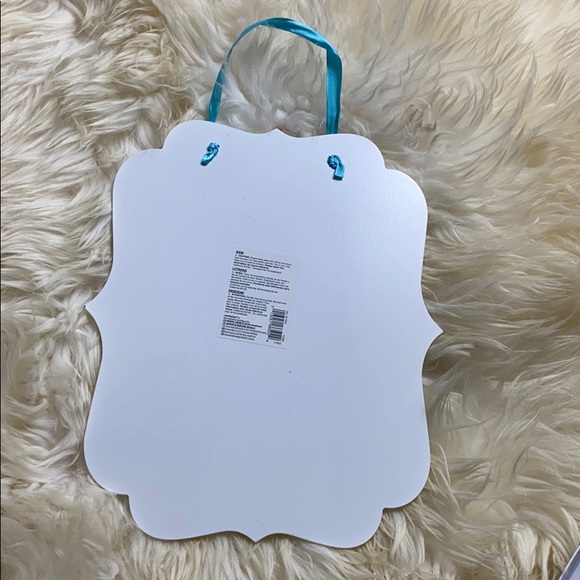 •hobby lobby• {black & blue} Baby Boy Birth Announcement Plaque - Picture 2 of 4